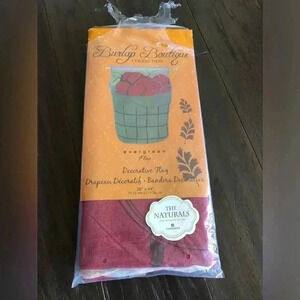 House/Porch Apples In A Basket Flag, Burlap,Large Heavy weight - 28x44”